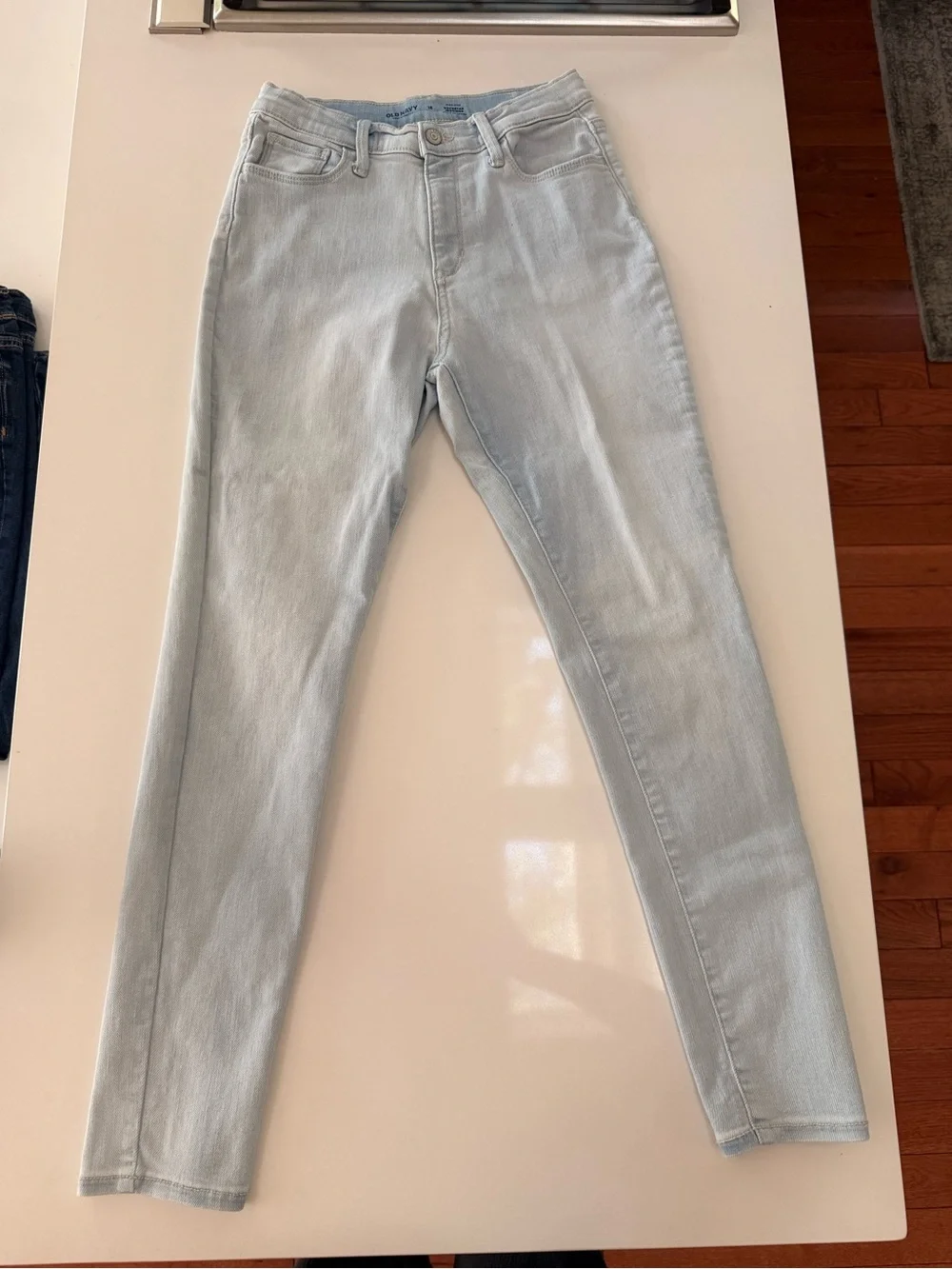 Old Navy Girls Size 18 High Rise Rockstar Jeggings Light Wash Jeans